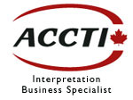 ACCTI Interpretation Business Specialist Logo